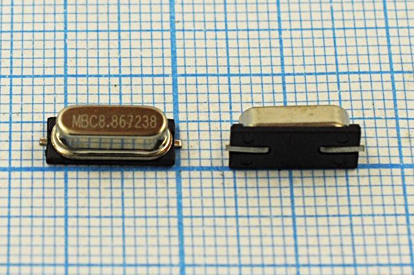 Кварцевый резонатор 8,867238 МГц - 8867,238 SMD49S4 16 1Г (MBC)