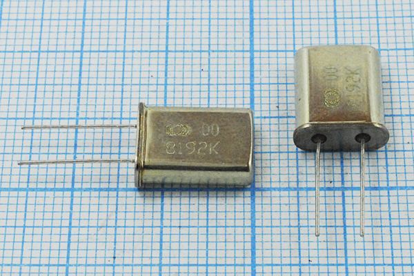 Кварцевый резонатор 8,192 МГц - 8192 HC49U 20 30 20/-10~60C РК367-01МД-8АП 1Г
