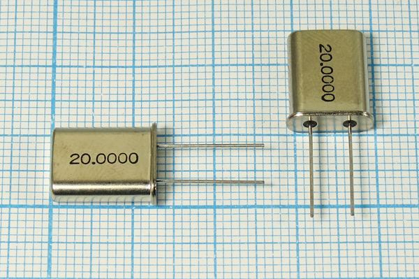 Кварцевый резонатор 20 МГц - 20000 HC49U 20 1Г (20.000)