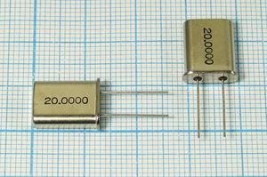 Кварцевый резонатор 20 МГц - 20000 HC49U 20 1Г (20.000)
