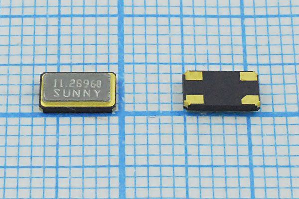 Кварцевый резонатор 11,2896 МГц - 11289,6 SMD06035C4 18 30 30/-10~60C SX-6 1Г