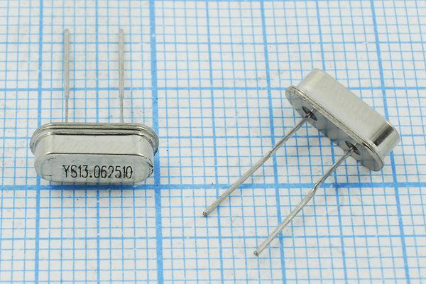Кварцевый резонатор 13,0625 МГц - 13062,5 SC49S3 10 30 50/-20~70C SMD4H 1Г