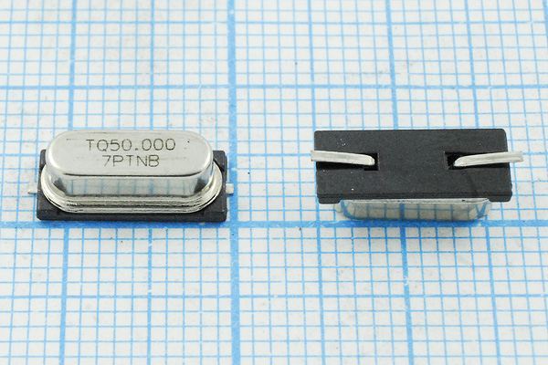 Кварцевый резонатор 50 МГц - 50000 SMD49S4 18 30 30/-20~70C SMD4H 3Г