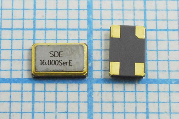 Кварцевый резонатор 16 МГц - 16000 SMD05032C4 S 10 30/-40~85C SMD0503(4P) 1Г