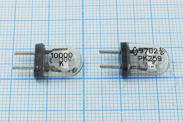 Кварцевый резонатор 10 МГц - 10000 КА РК259 1Г (10000К РК259)
