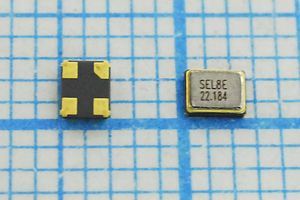 Кварцевый резонатор 22,1184 МГц - 22118,4 SMD02520C4 8 10 30/-40~85C SMD2520 1Г Кварцевый резонатор 22,1184 МГц - 22118,4 SMD02520C4 8 10 30/-40~85C SMD2520 1Г