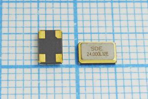 Кварцевый резонатор 24 МГц - 24000 SMD05032C4 12 10 15/-40~85C SMD0503(4P) 1 Кварцевый резонатор 24 МГц - 24000 SMD05032C4 12 10 15/-40~85C SMD0503(4P) 1