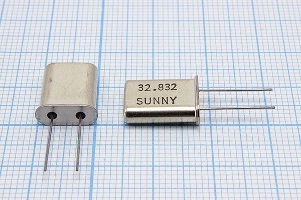 Кварцевый резонатор 32,832 МГц - 32832 HC49U S SA[SUNNY] 3Г (32.832 SUNNY)