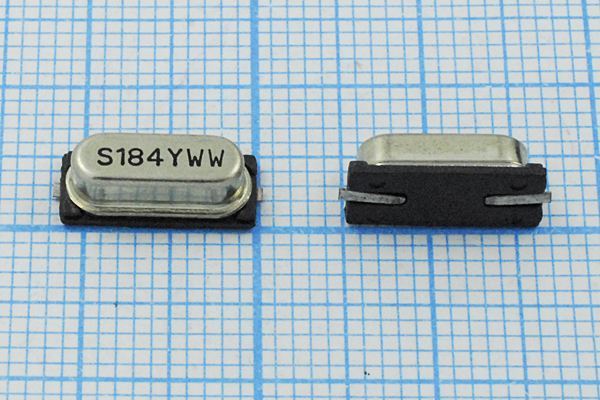 Кварцевый резонатор 4 МГц - 4000 SMD49S4 18 1Г (S184YWW)