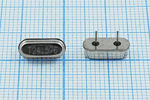 Кварцевый резонатор 24,576 МГц - 24576 HC49S3 20 30 30/-20~70C S[FT] 1Г 3мм
