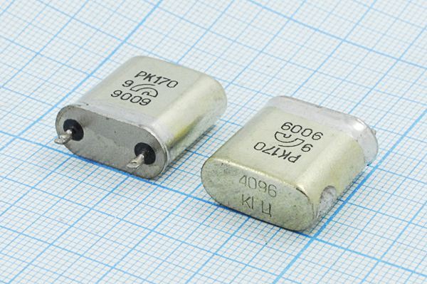 Кварцевый резонатор 4,096 МГц - 4096 БВ РК170БВ 1Г