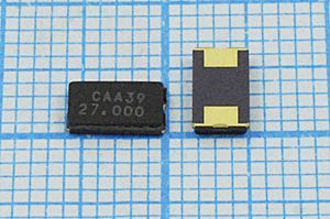 Кварцевый резонатор 27 МГц - 27000 SMD06035C2 18 30 30/-10~60C CS10 1Г Кварцевый резонатор 27 МГц - 27000 SMD06035C2 18 30 30/-10~60C CS10 1Г