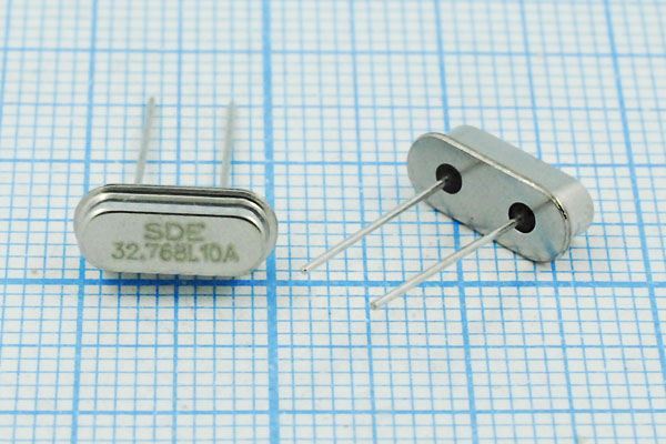 Кварцевый резонатор 32,768 МГц - 32768 HC49S3 10 20 30/-20~70C 49S[SDE] 1Г SDE