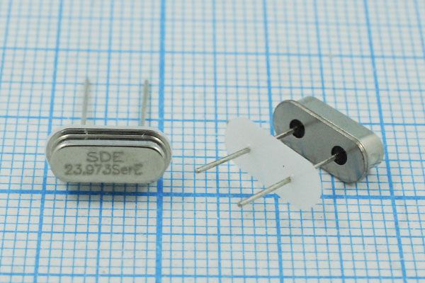 Кварцевый резонатор 23,973 МГц - 23973 HC49S3 S 10 30/-40~85C 49S[SDE] 1Г +IS