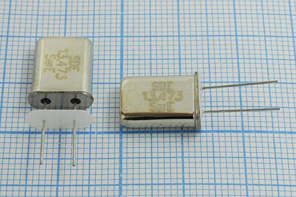 Кварцевый резонатор 13,473 МГц - 13473 HC49U S 10 30/-40~85C 49U[SDE] 1Г +IS