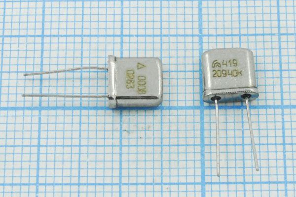 Кварцевый резонатор 20,94 МГц - 20940 UM5 S РК419МН 1Г