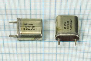 Кварцевый резонатор 1 МГц - 1000 HC6U RS1011 1Г (RS 1011 1000.00K OMIGA7)