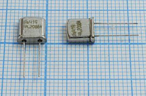 Кварцевый резонатор 44,2066 МГц - 44206,6 UM5 S 30 30/0~50C РК419МН-8МС 3Г Кварцевый резонатор 44,2066 МГц - 44206,6 UM5 S 30 30/0~50C РК419МН-8МС 3Г
