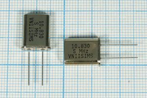 Кварцевый резонатор 10,83 МГц - 10830 HC49U S 15 30/-40~70C РПК01МД-6ВС 1Г Кварцевый резонатор 10,83 МГц - 10830 HC49U S 15 30/-40~70C РПК01МД-6ВС 1Г