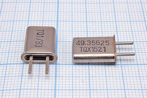Кварцевый резонатор 49,35625 МГц - 49356,25 HC42U 32 ХСР 3Г (TQX1521 49.35625)