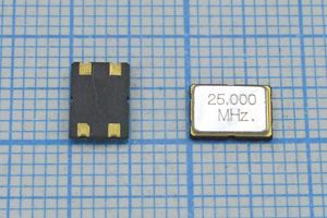 Кварцевый резонатор 25 МГц - 25000 SMD07050C4 12 10 15/-40~85C SMD0705(4P) 1 Кварцевый резонатор 25 МГц - 25000 SMD07050C4 12 10 15/-40~85C SMD0705(4P) 1