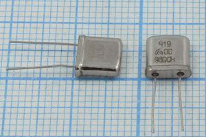 Кварцевый резонатор 9,6 МГц - 9600 UM4 S РК419МР 1Г Кварцевый резонатор 9,6 МГц - 9600 UM4 S РК419МР 1Г