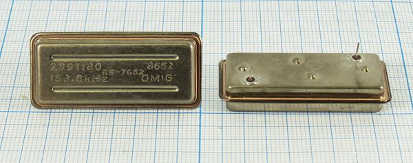 Кварцевый резонатор 0,1536 МГц - 153,6 40x18x8 S RS-7052 1Г