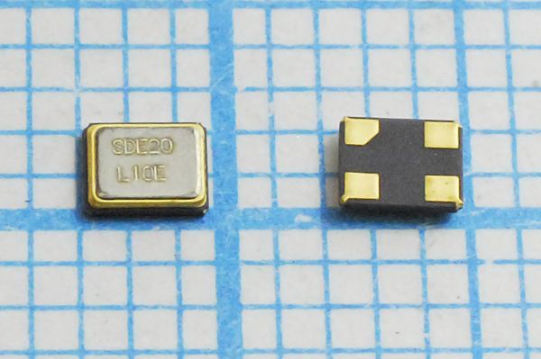 Кварцевый резонатор 20 МГц - 20000 SMD02520C4 10 10 30/-40~85C SMD2520 1Г