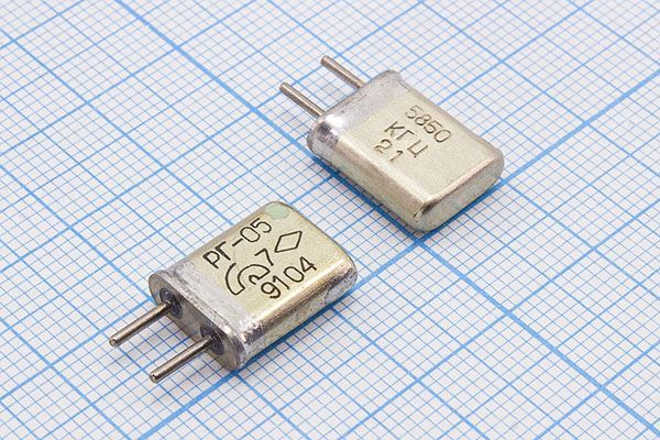 Кварцевый резонатор 5,85 МГц - 5850 HC25U 15 20/-10~60C РГ05МА-14БП 1Г