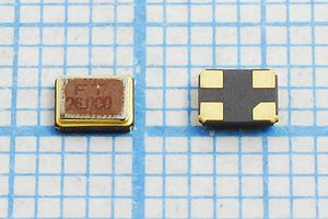 Кварцевый резонатор 26 МГц - 26000 SMD03225C4 9 10 /-10~60C SM3S 1Г(FT26.000 Кварцевый резонатор 26 МГц - 26000 SMD03225C4 9 10 /-10~60C SM3S 1Г(FT26.000