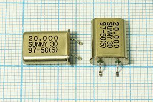 Кварцевый резонатор 20 МГц - 20000 SMD49U 30 1Г (SUNNY30) Кварцевый резонатор 20 МГц - 20000 SMD49U 30 1Г (SUNNY30)