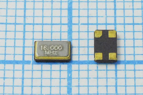 Кварцевый резонатор 16 МГц - 16000 SMD04025C4 HSX421S 1Г (16.000M)