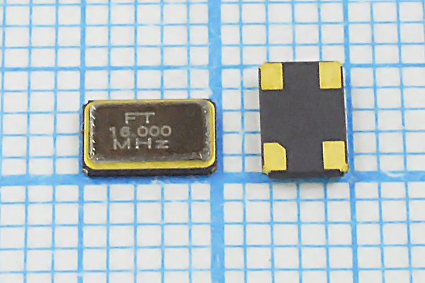 Кварцевый резонатор 16 МГц - 16000 SMD05032C4 20 20 50/-40~85C SM5S 1Г (FT)