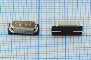 Кварцевый резонатор 36,864 МГц - 36864 SMD49S4 12 20 20/-20~70C 49S-SMD 1Г Кварцевый резонатор 36,864 МГц - 36864 SMD49S4 12 20 20/-20~70C 49S-SMD 1Г