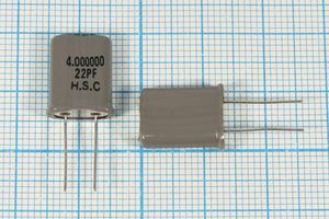 Кварцевый резонатор 4 МГц - 4000 HC49U 22 1Г +SL (HSC) Кварцевый резонатор 4 МГц - 4000 HC49U 22 1Г +SL (HSC)