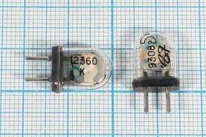 Кварцевый резонатор 12,3604 МГц - 12360,4 КА 5 10/-10~60C К1-4АМ 1Г