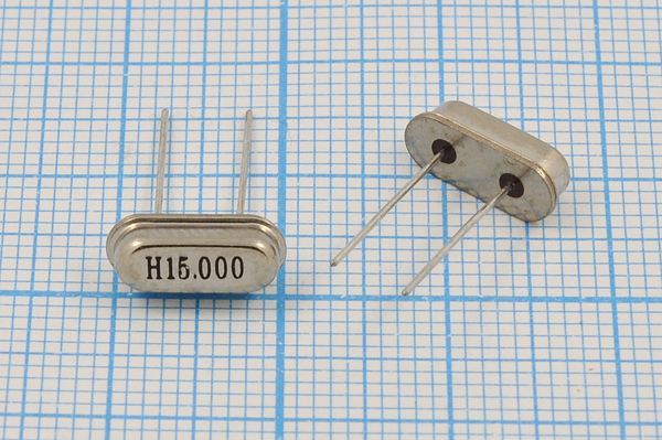 Кварцевый резонатор 15 МГц - 15000 HC49S3 22 1Г (H15.000)