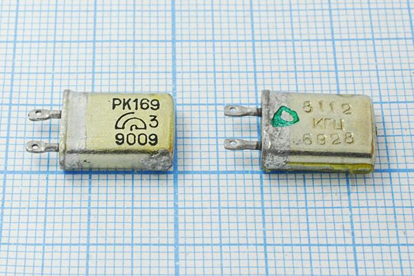 Кварцевый резонатор 8,112 МГц - 8112 МВ 15 30/-30~60C РК169МВ-6БС 1Г (РК169)
