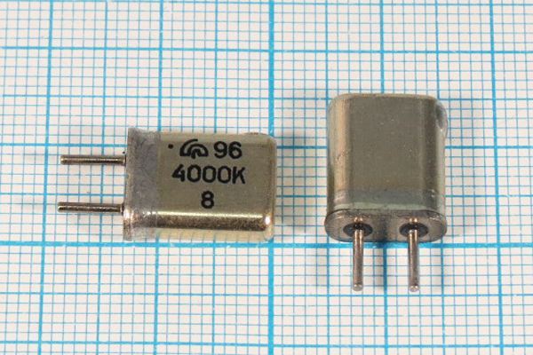 Кварцевый резонатор 4 МГц - 4000 HC25U S МА 1Г (4000К)