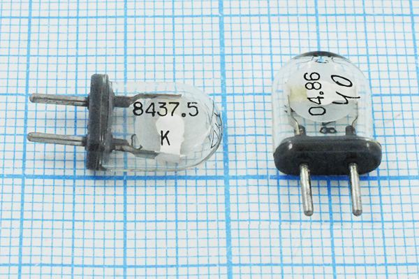 Кварцевый резонатор 8,4375 МГц - 8437,5 КА 1Г