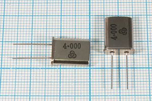 Кварцевый резонатор 4 МГц - 4000 HC49U 18 10 30/-10~60C 1Г (4.000) Кварцевый резонатор 4 МГц - 4000 HC49U 18 10 30/-10~60C 1Г (4.000)