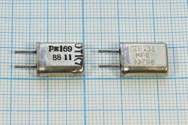 Кварцевый резонатор 28,3132 МГц - 28313,2 HC25U 20 30/-30~60C РК169МА-7БС 3Г