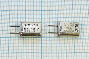 Кварцевый резонатор 28,2382 МГц - 28238,2 HC25U 20 30/-30~60C РК169МА-7БС 3Г