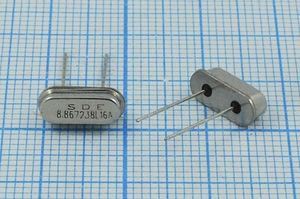 Кварцевый резонатор 8,867238 МГц - 8867,238 HC49S3 16 20 20/-20~70C 49S[SDE] 1Г