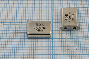 Кварцевый резонатор 6 МГц - 6000 HC49U 20 30 49U[SDE] 1Г (SDE)