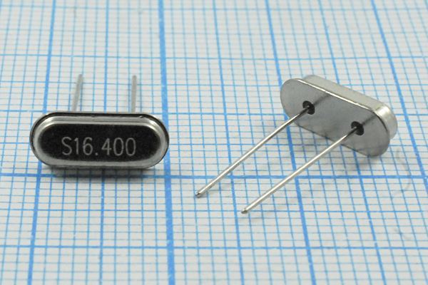 Кварцевый резонатор 16,4 МГц - 16400 HC49S2 30 20 49S3[SDE] 1Г (S16.400)