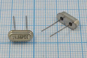 Кварцевый резонатор 19,6608 МГц - 19660,8 HC49S3 12 L4 1Г (PDI)