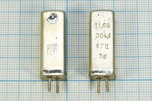 Кварцевый резонатор 0,3044 МГц - 304,4 УД 1Г 11x11x28