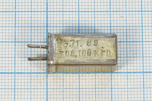 Кварцевый резонатор 0,3081 МГц - 308,1 УВ 1Г 11x11x22