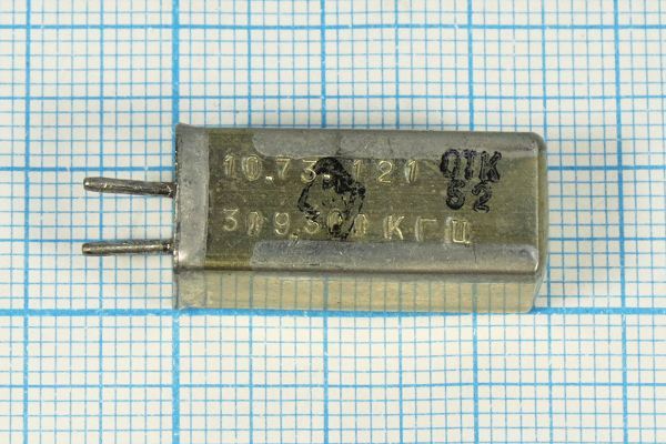 Кварцевый резонатор 0,3093 МГц - 309,3 УВ 1Г 11x11x22